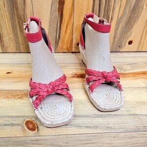 Vince Camuto Jadeya Sandals Moroccan Clay Red Leather Women’s Size 10